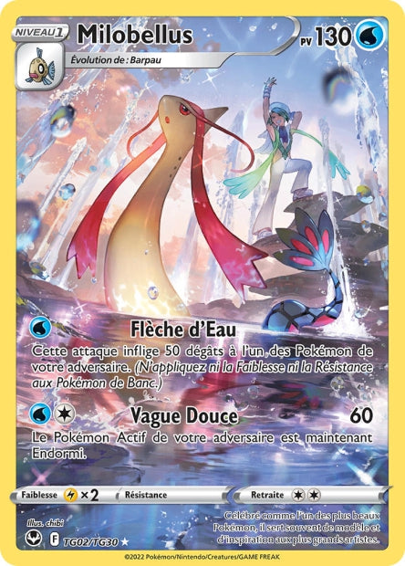 Carte Pokémon Milobellus TG02/TG30 SIT Tempete Argentee EB12 Neuf FR LorenZone