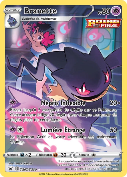 Carte Pokémon Branette TG07/TG30 LOR Origine Perdue EB11 Neuf FR LorenZone