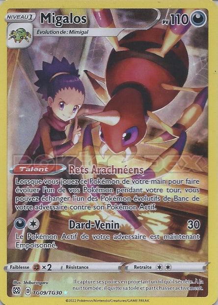 Carte Pokémon Migalos TG09/TG30 BRS Stars Étincelantes EB09 Neuf FR LorenZone