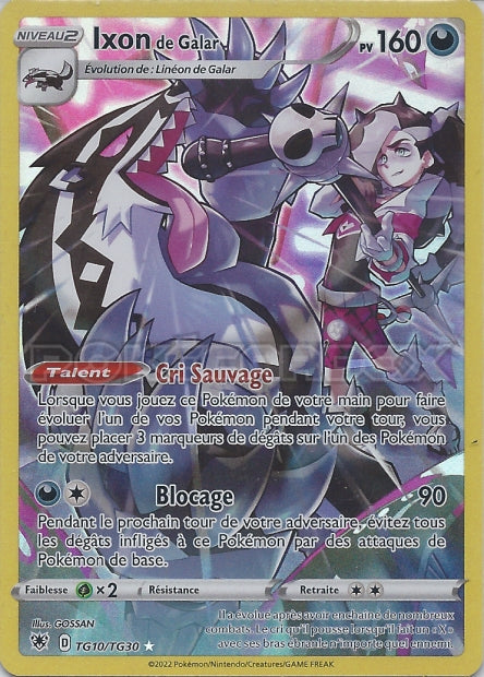 Carte Pokémon Ixon de Galar TG10/TG30 ASR Astres Radieux EB10 Neuf FR LorenZone