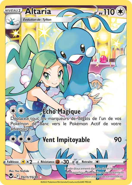 Carte Pokémon Altaria TG11/TG30 SIT Tempete Argentee EB12 Neuf FR LorenZone
