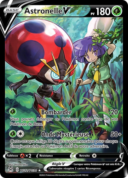 Carte Pokémon Astronelle V TG12/TG30 LOR Origine Perdue EB11 Neuf FR LorenZone