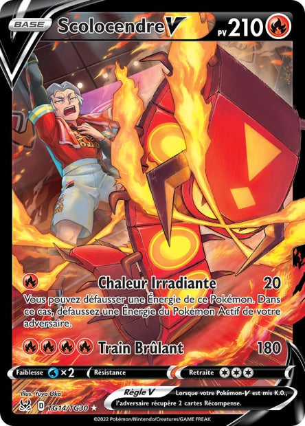 Carte Pokémon Scolocendre V TG14/TG30 LOR Origine Perdue EB11 Neuf FR LorenZone