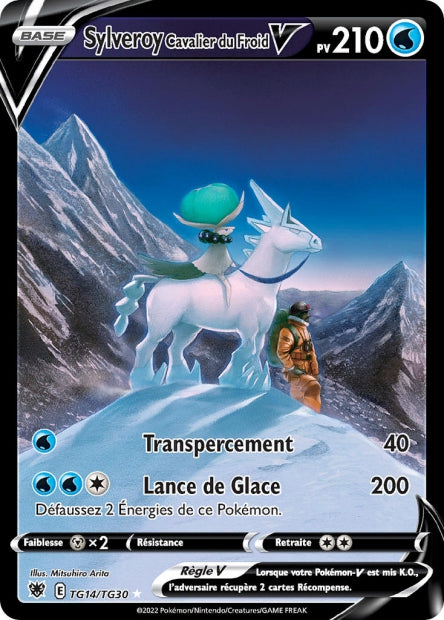 Carte Pokémon Sylveroy Calavier du Froid V TG14/TG30 ASR Astres Radieux EB10 Neuf FR LorenZone
