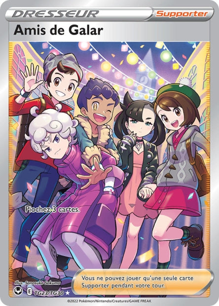 Carte Pokémon Amis de Galar TG23/TG30 SIT Tempete Argentee EB12 Neuf FR LorenZone