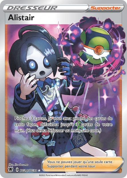 Carte Pokémon Alistar TG24/TG30 ASR Astres Radieux EB10 Neuf FR LorenZone