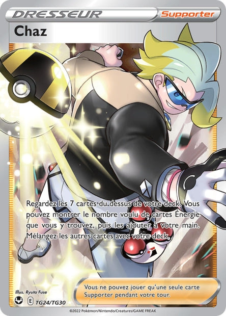 Carte Pokémon Chaz TG24/TG30 SIT Tempete Argentee EB12 Neuf FR LorenZone