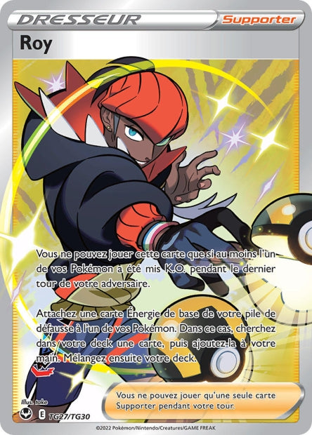 Carte Pokémon Roy TG27/TG30 SIT Tempete Argentee EB12 Neuf FR LorenZone