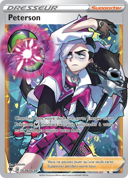 Carte Pokémon Peterson TG28/TG30 ASR Astres Radieux EB10 Neuf FR LorenZone