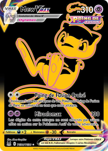Carte Pokémon Mew VMAX TG30/TG30 LOR Origine Perdue EB11 Neuf FR LorenZone